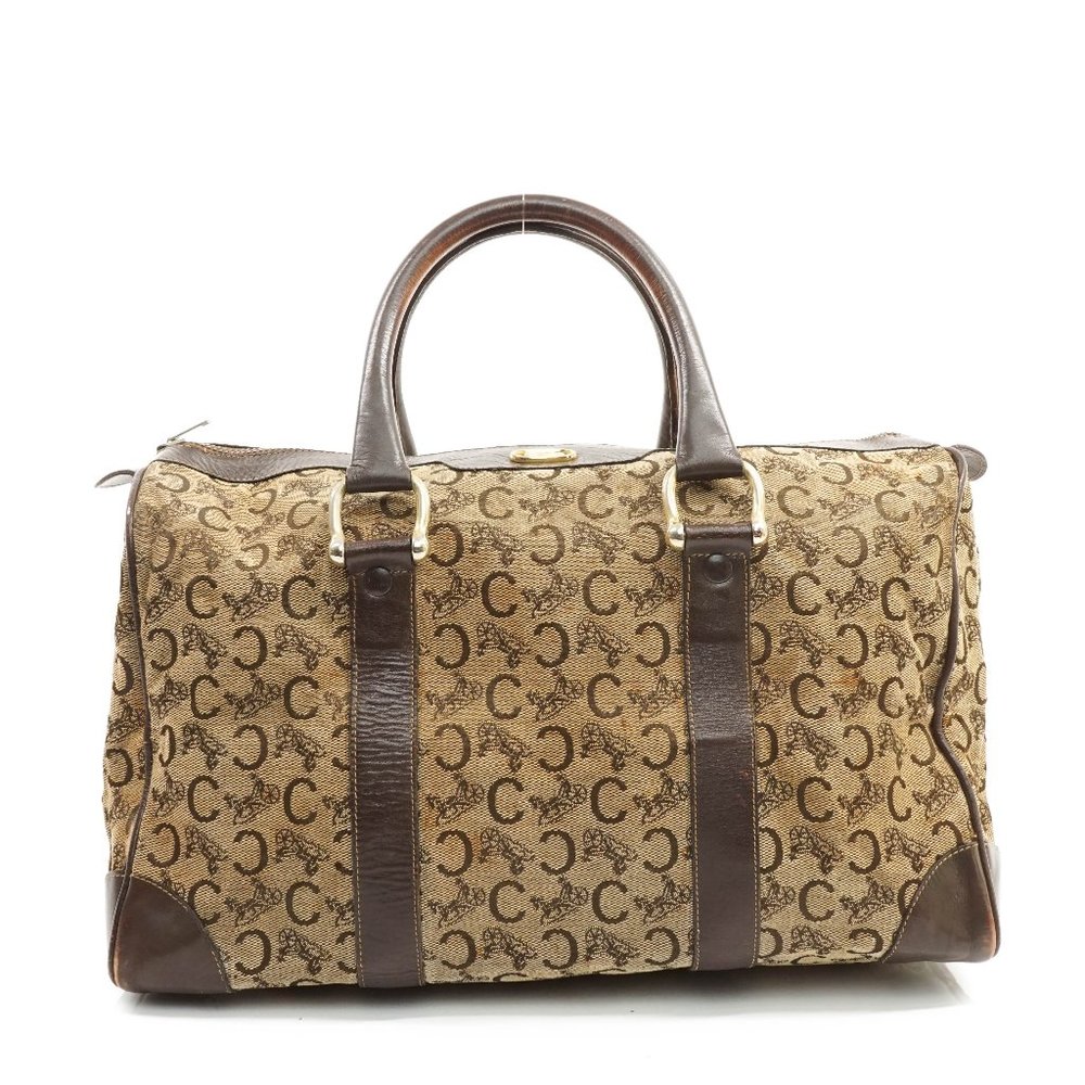 Auth Celine Hand Bag Canvas Light Brown #19311C51